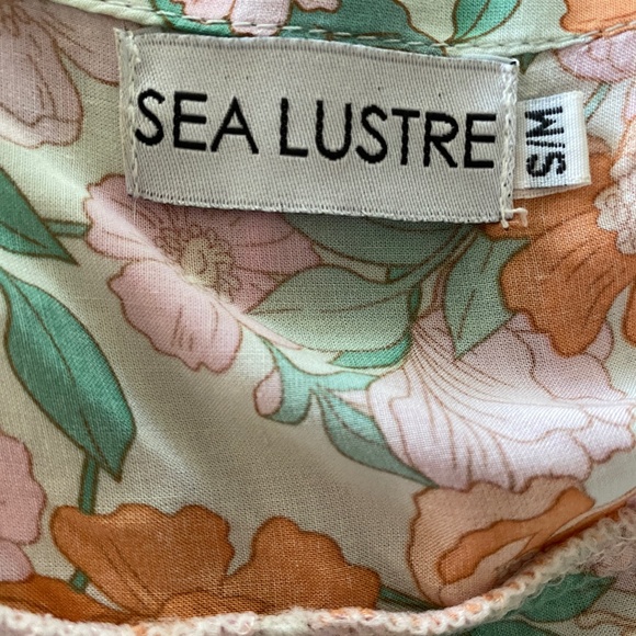 Sea Lustre Paige Mini Tunic Dress in Seaglass - Picture 3 of 5